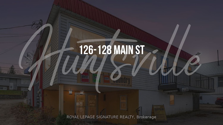 126&128 Main St W, Huntsville, Ontario, 