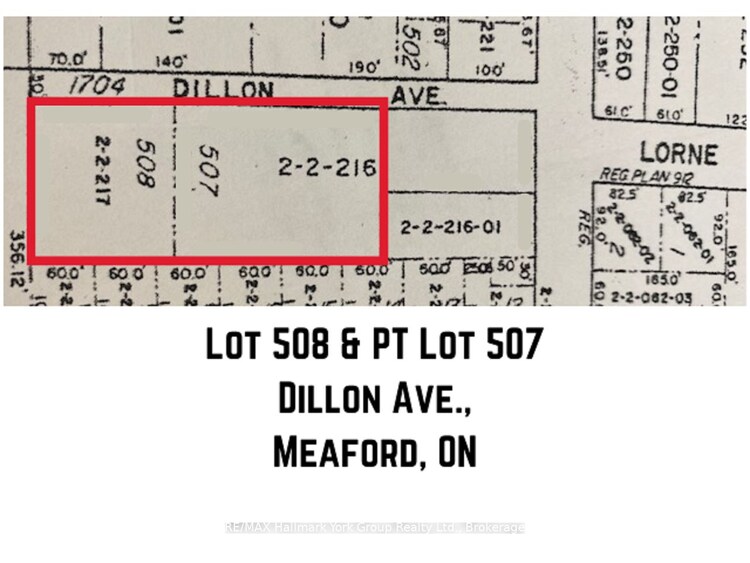 Lot 508 Dillon Ave, Meaford, Ontario, Meaford