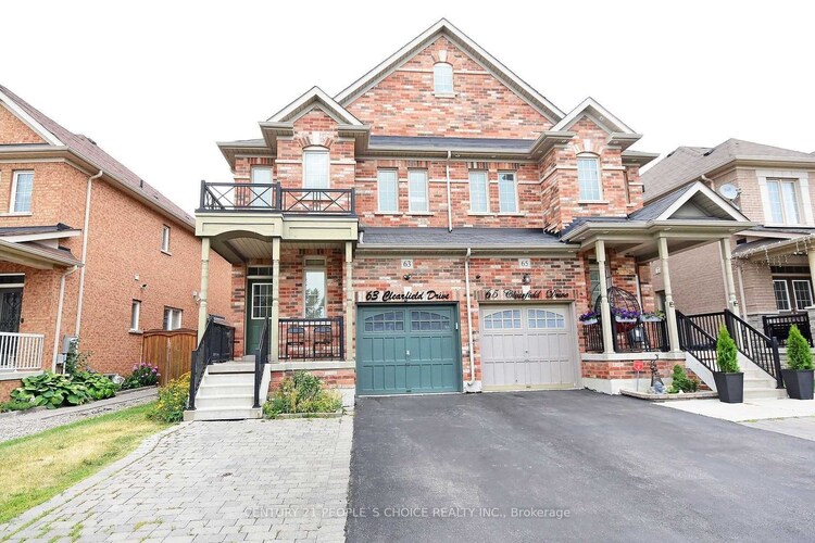 63 Clearfield Dr, Brampton, Ontario, Bram East