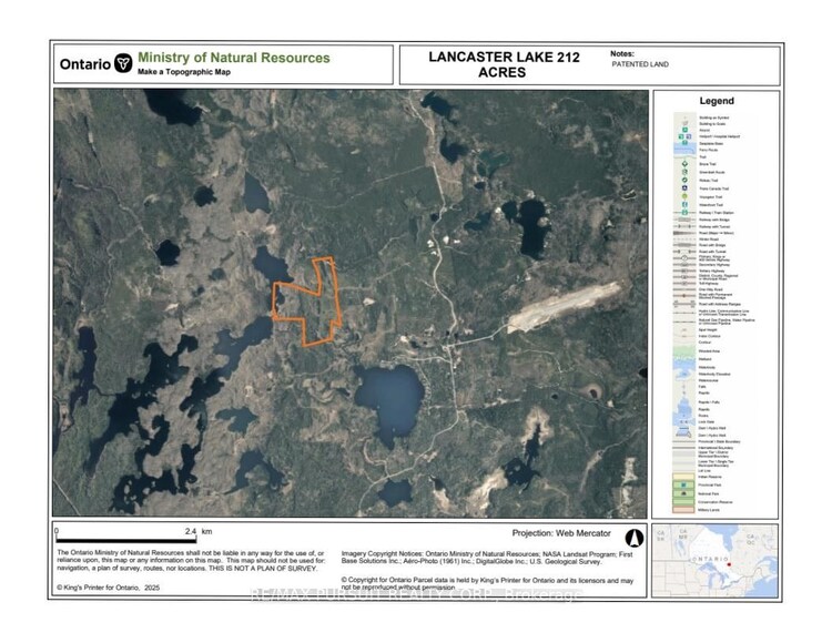 PL7280 LANCASTER LK VACANT LAND, Kirkland Lake, Ontario, KL & Area