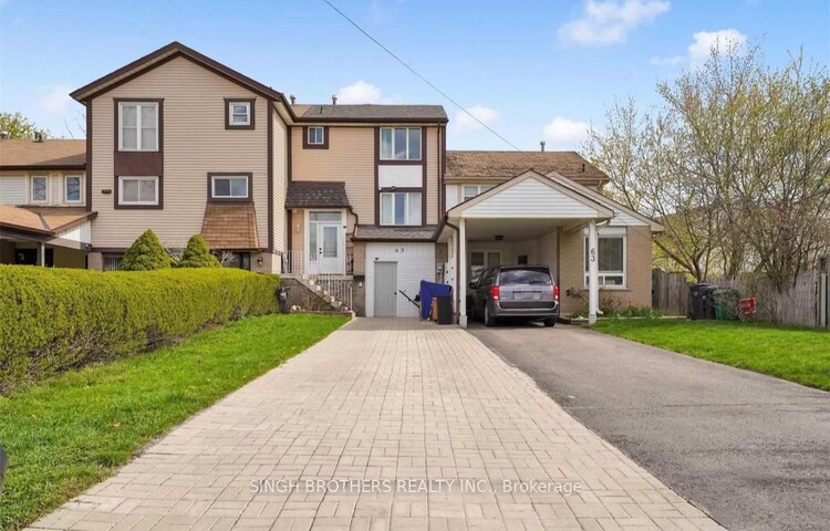 65 Elmvale Avenue, Brampton, ON, Heart Lake West