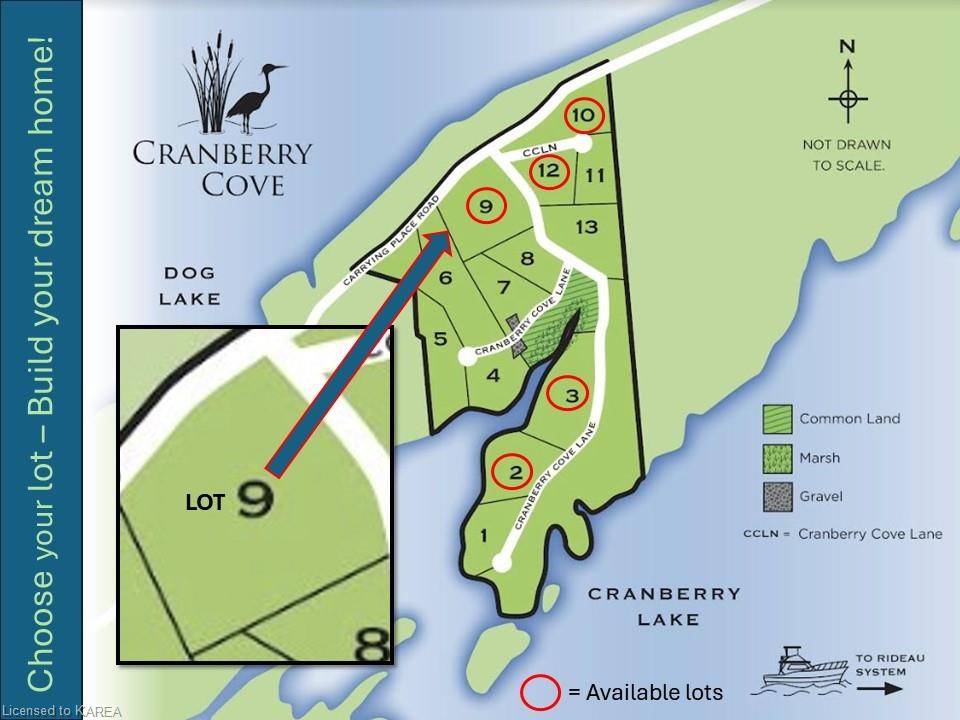 LOT 9 Cranberry Cove, South Frontenac, ON, 