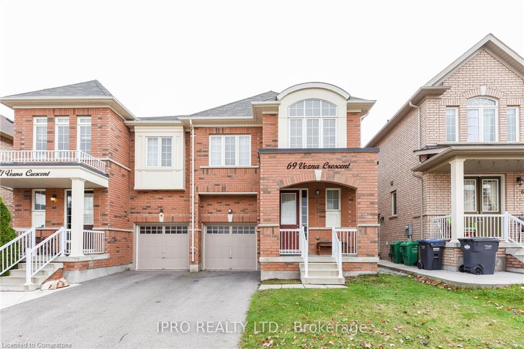 69 Vezna Crescent, Brampton, ON, Credit Valley