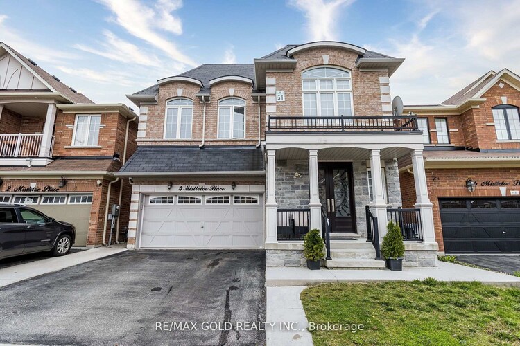 4 Mistletoe Place, Brampton, ON, Credit Valley