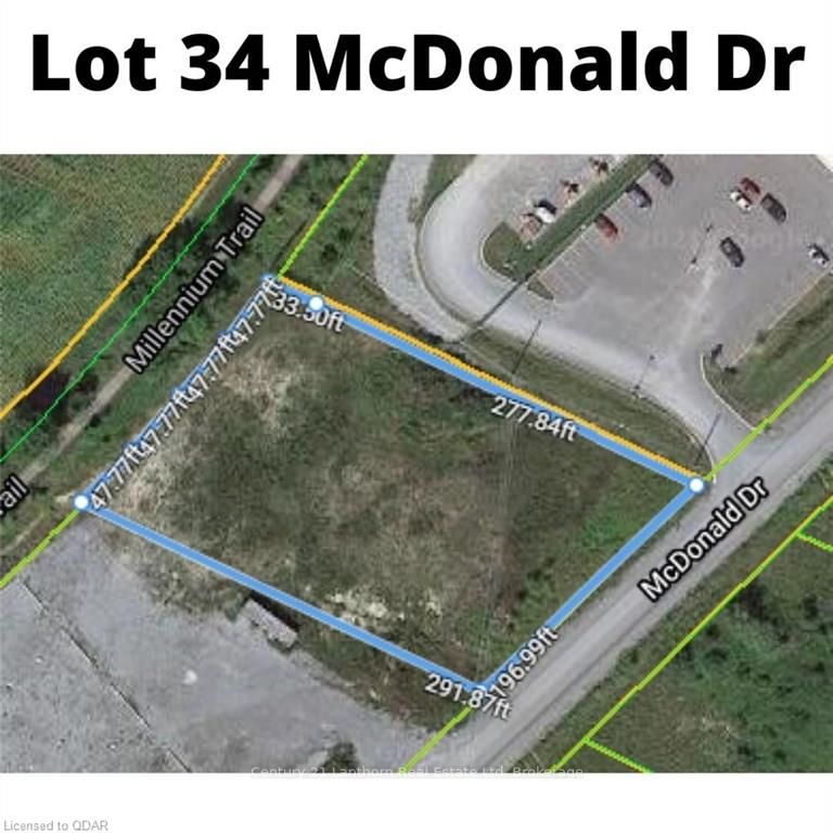 Lot 34 Mcdonald Dr, Prince Edward County, Ontario, Picton