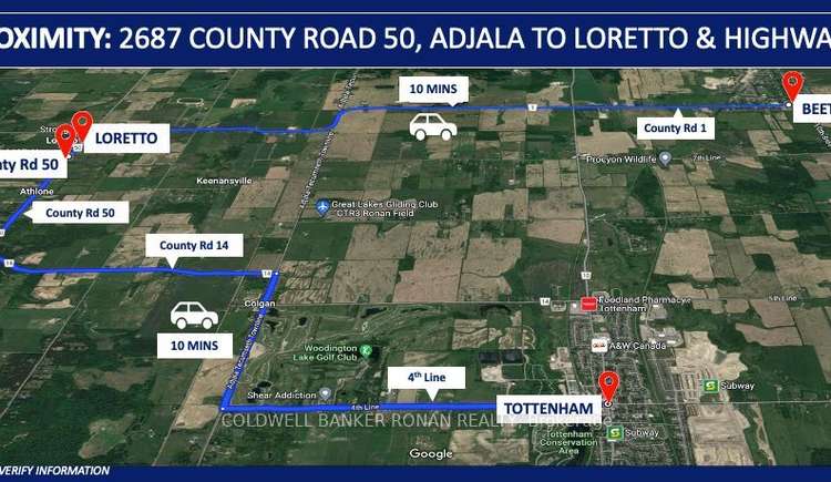 2687 County Rd 50, Adjala-Tosorontio, Ontario, Rural Adjala-Tosorontio
