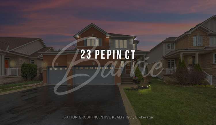 23 Pepin Crt, Barrie, Ontario, Innis-Shore
