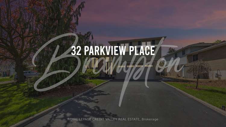 32 Parkview Pl, Brampton, Ontario, Brampton East
