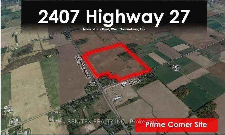 2407 Highway 27, Bradford West Gwillimbury, Ontario, Rural Bradford West Gwillimbury