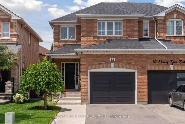 13 Sunny Glen Cres, Brampton, Ontario, Northwest Sandalwood Parkway