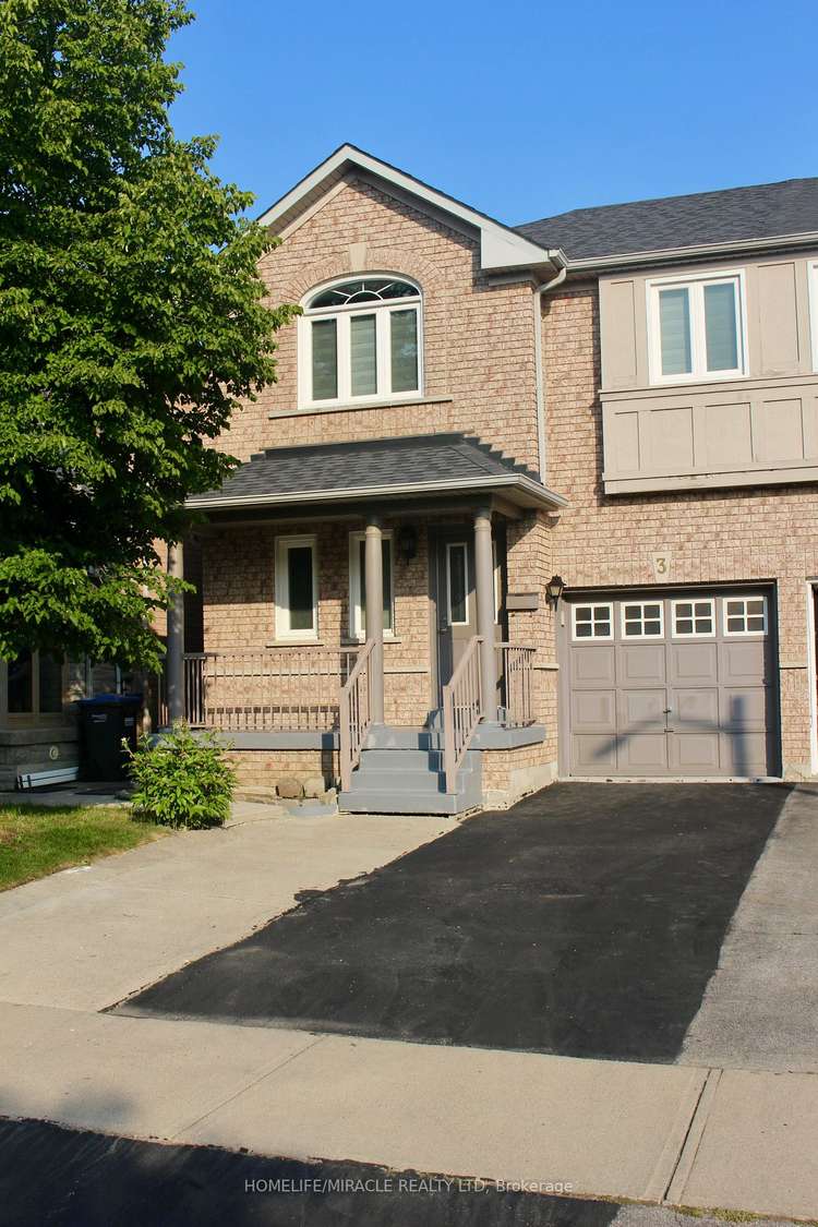 3 Canoe Glide Lane, Brampton, Ontario, Sandringham-Wellington