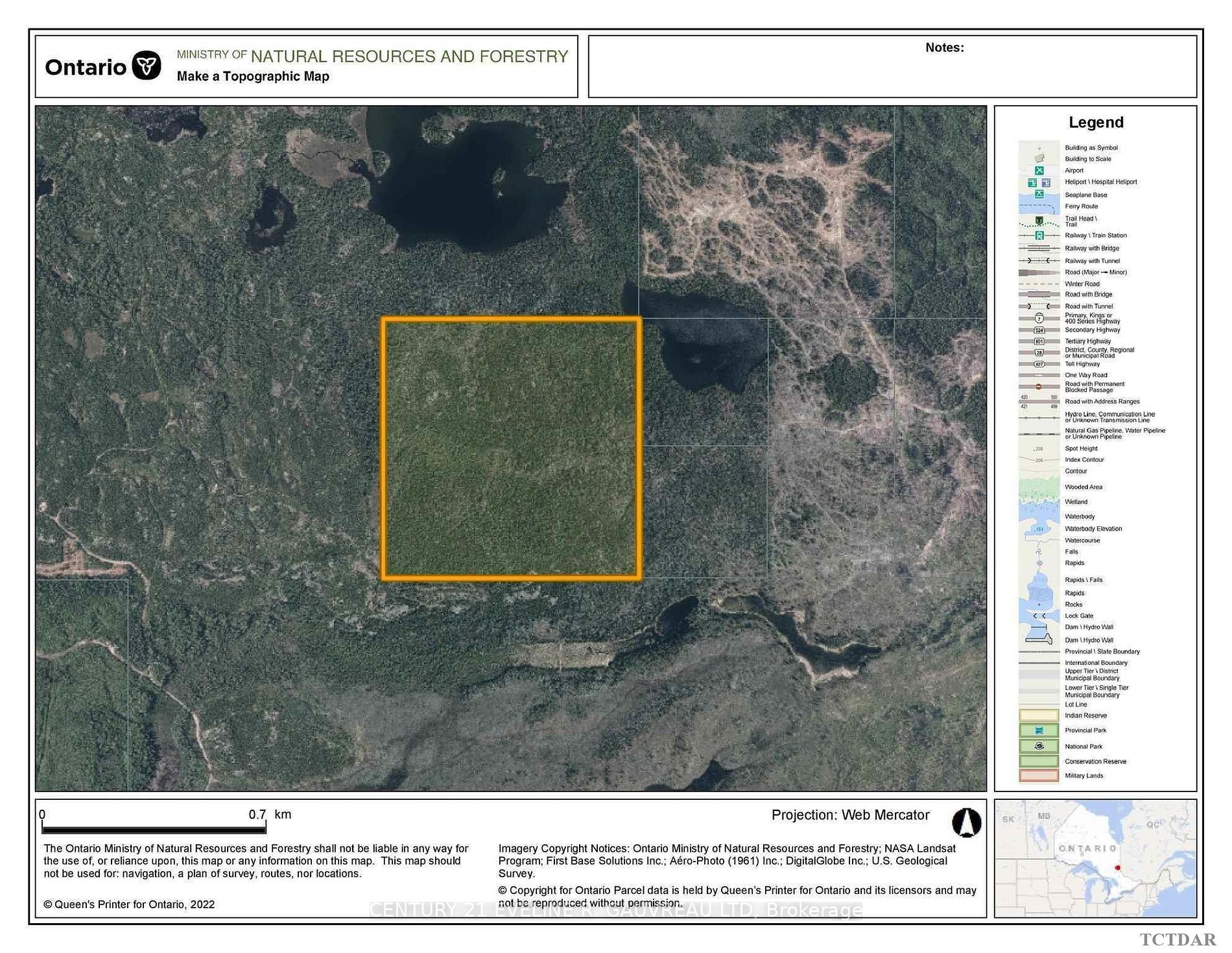 Lot 11 Con 2, Timiskaming Remote Area, Ontario, 