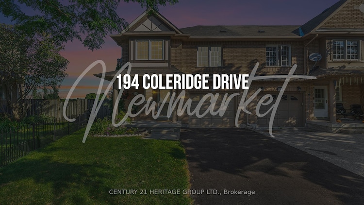 194 Coleridge Dr, Newmarket, Ontario, Summerhill Estates