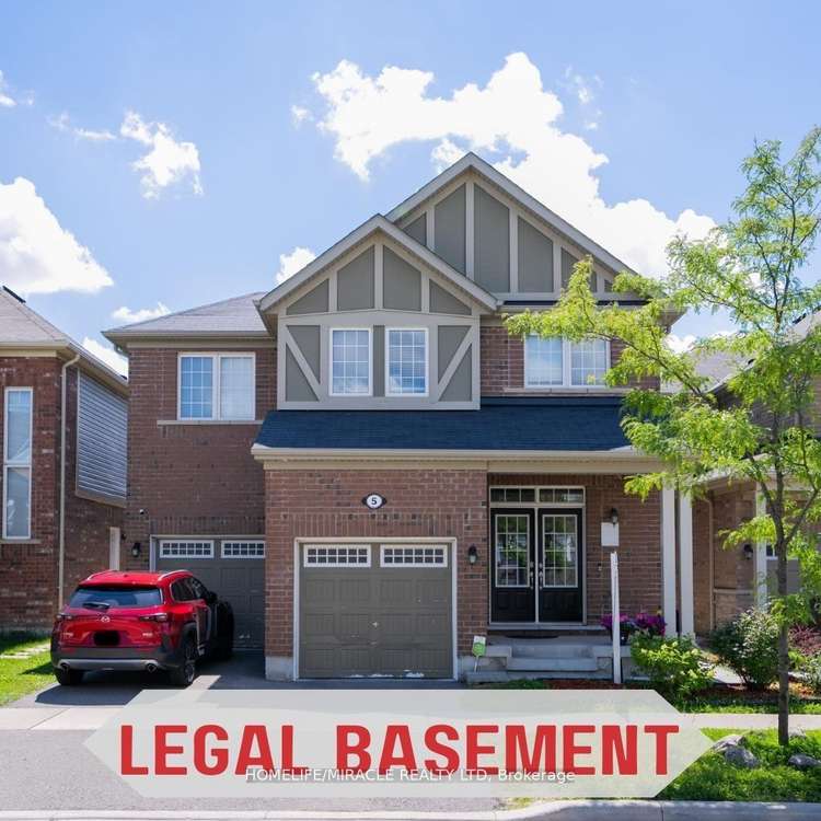 5 Troyer St, Brampton, Ontario, Northwest Brampton