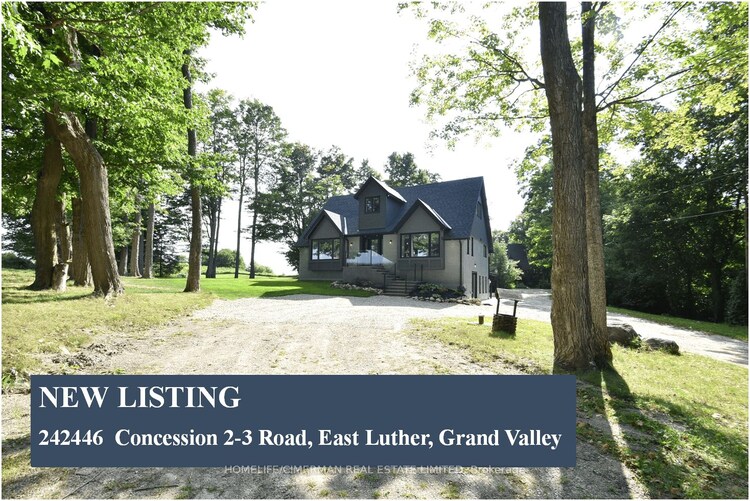 242446 Concession 2-3 Rd, East Luther Grand Valley, Ontario, Rural East Luther Grand Valley