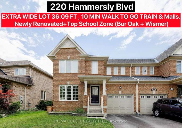 220 Hammersly Blvd, Markham, Ontario, Wismer