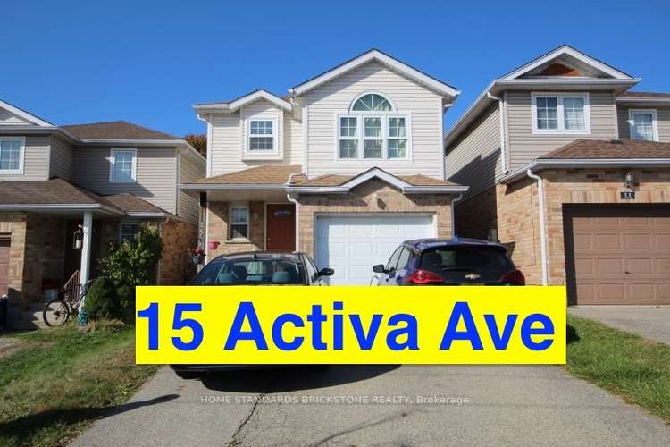 15 Activa Ave, Kitchener, Ontario, 